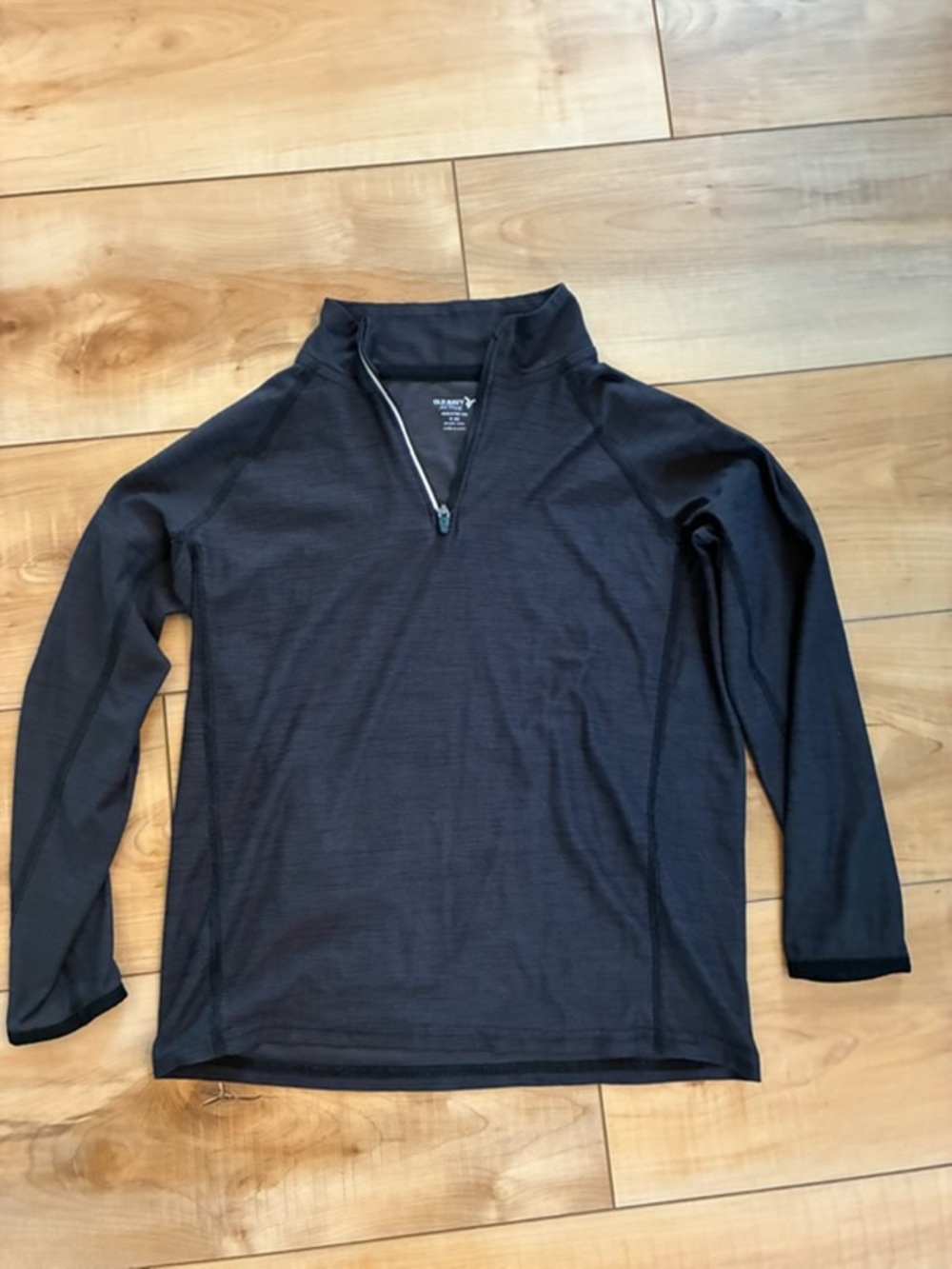 Old Navy Black Quarter-Zip Performance Hoodie